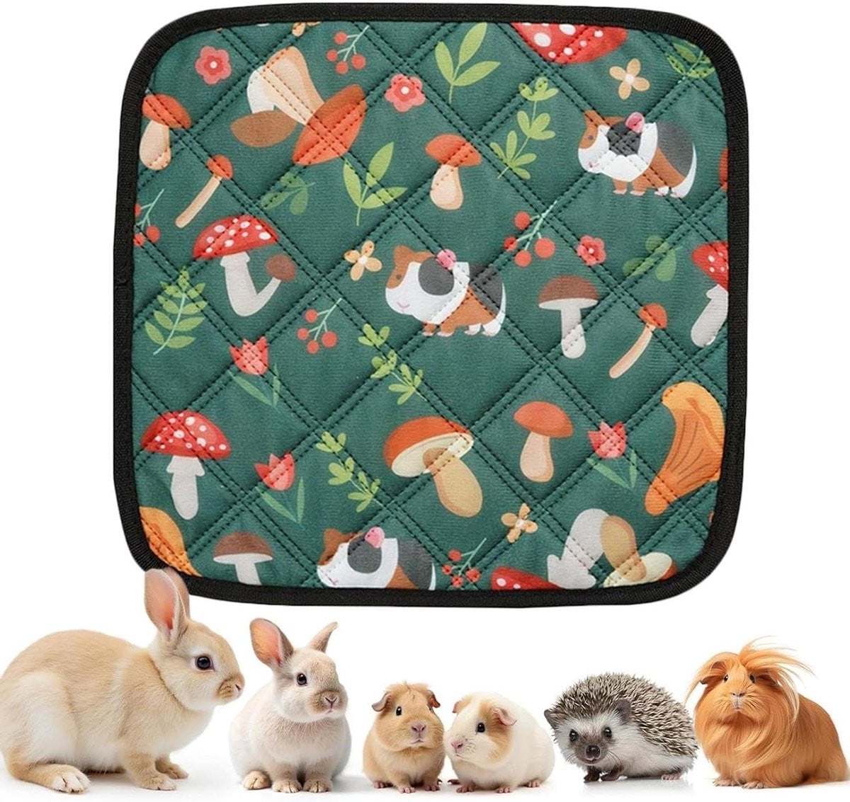 Grijs waterdichte beschermhoes voor kooi - Kooi liner mat - 30 x 30 cm
