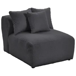 Modul Sofaelement Bloom Dunkelgrau