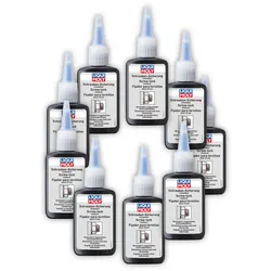 9x Schraubensicherung LIQUI MOLY 3802 mittelfest Schrauben-Sicherung Locktight 50g