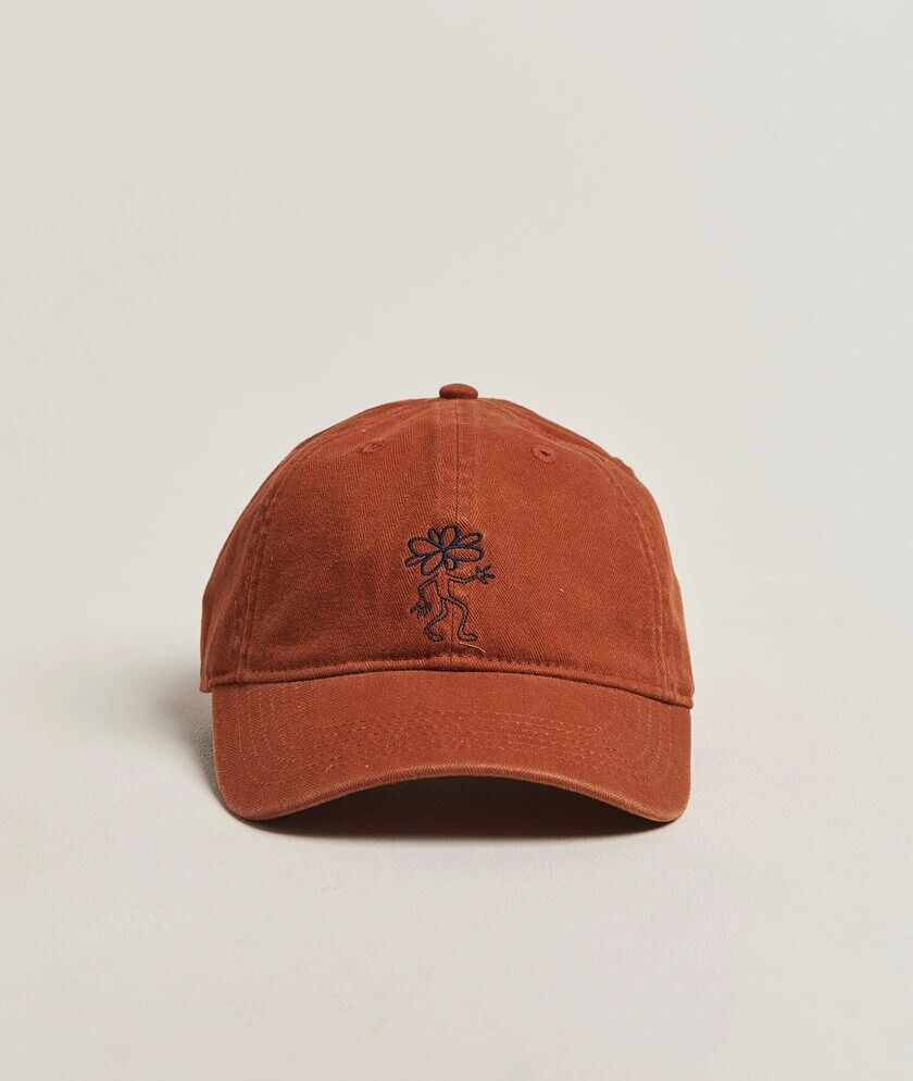 Forét Tree Washed Herringbone Cap Brown