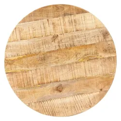 vidaXL, Esstisch, Appenweier (Raues Mangoholz) (60 x 75 cm)