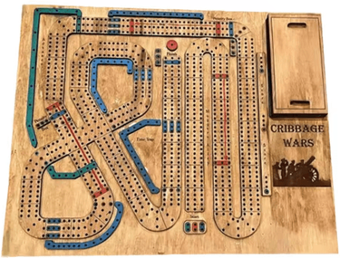 Inspire Picks Classic Traditional Wooden Cribbage Board Game Set Classic Traditional Wooden Cribbage Board Game Set