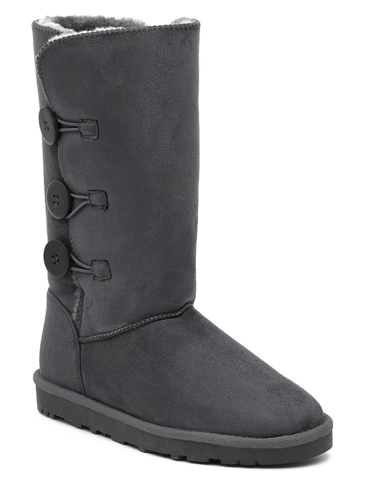ISLAND BOOT Winterstiefel "Flora" in Anthrazit - 36