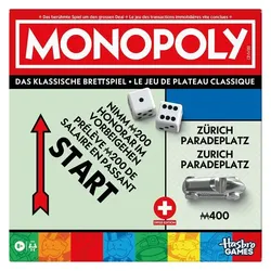 Hasbro Gaming Hasbro Monopoly Classic Refresh Schweiz (Deutsch, Französisch, Schweizerdeutsch, 2 - 6 Spieler)