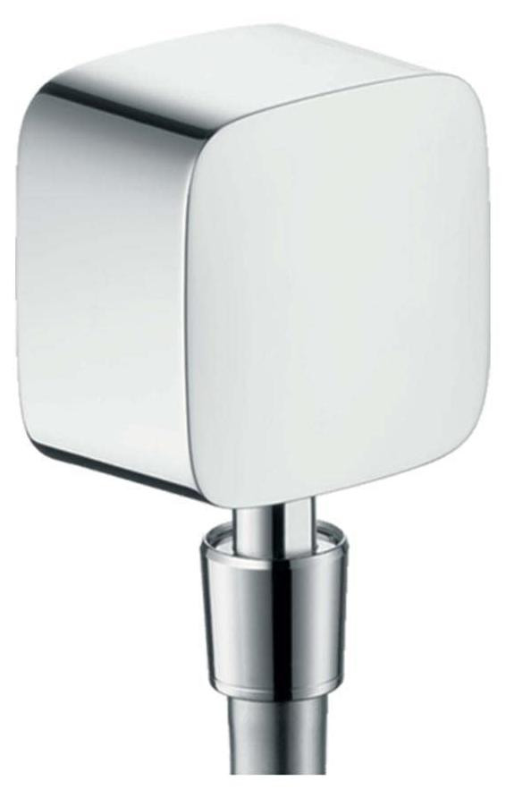 Dripio Boogstuk voor wandmontage met terugstroombeveiliging, chroom, 15 mm