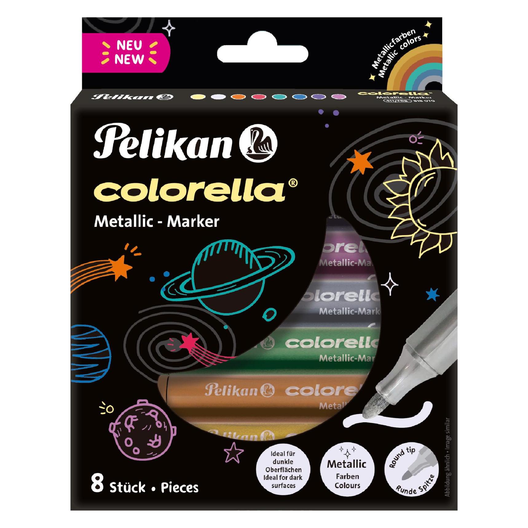 Pelikan Colorella Metallic Fasermaler (8x) (818070)