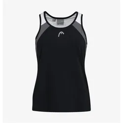Head, Mädchen, Sportshirt, Club Tank Top G schwarz (152), Schwarz