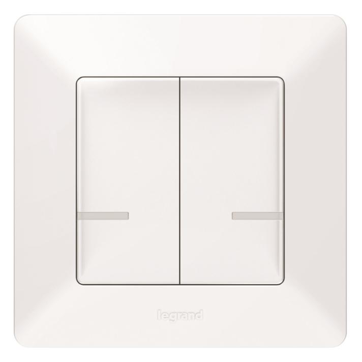 Legrand 752187 Valena 752187 Life with Netatmo Wandsender 2-Fach (752187)