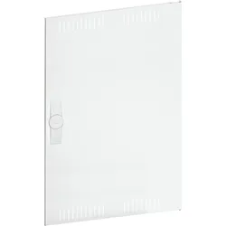 Hager FZ010NV1 Tür, univers, rechts, geschlitzt, RAL 9010, für Schrank IP3X, 800x550mm