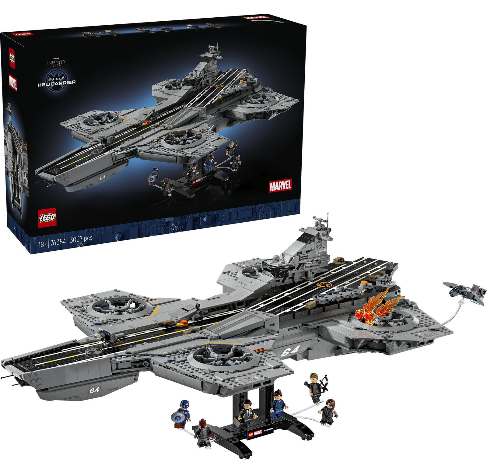 LEGO Marvel 76354 S.H.I.E.L.D. Helikopterdrager