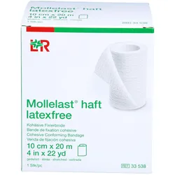 Lohmann & Rauscher, Verbandsmaterial, Mollelast haft latexfrei weiss 10cm x 20m gedehnt, 1 St BIN
