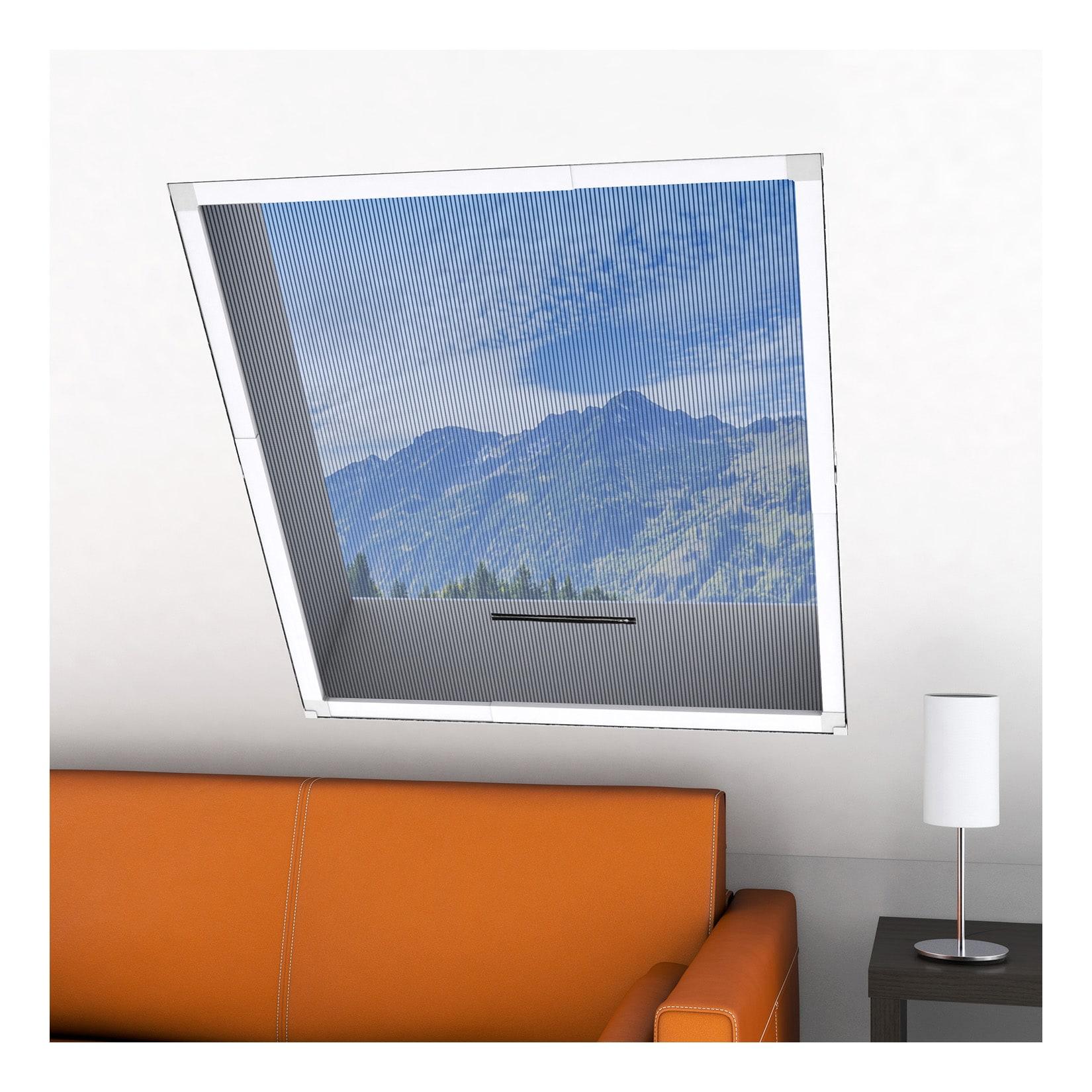 Insektenschutz-Teleskop-Dachfenster "FAST", 110x160 cm, Weiß