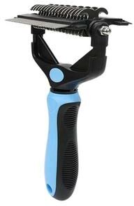 Uplift Essentials Grooming Pro 3 in 1 Triple Action Deshedding Station blue