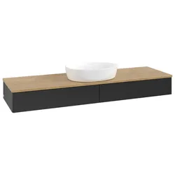 Villeroy & Boch Antao Waschtischunterschrank 1600x190x500mm L14011PD mit Beleuchtung FK/AP: PD/1