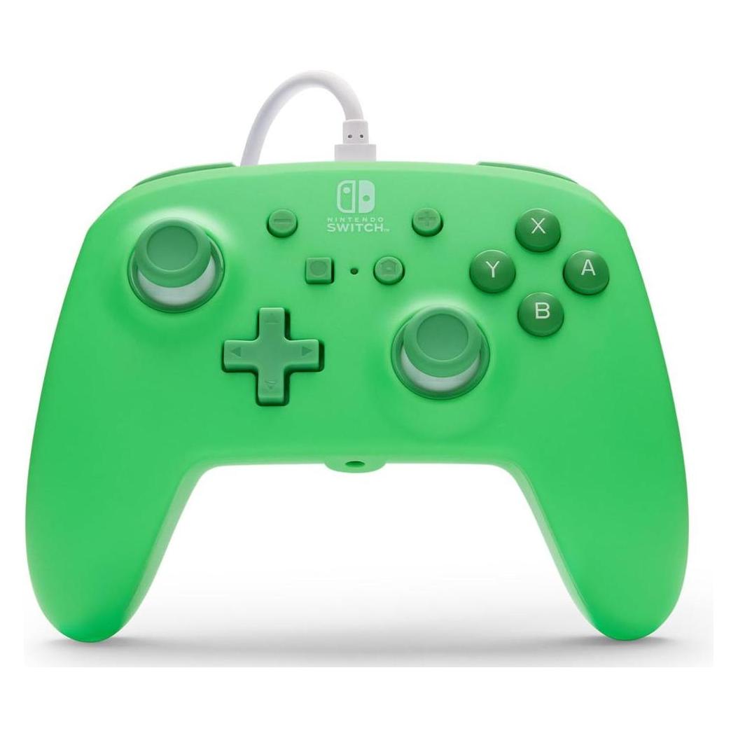 PowerA - Verbesserter Kabelgebundener Controller für Nintendo Switch - Meerschaumgrün (Switch) (NSGP0495-01)