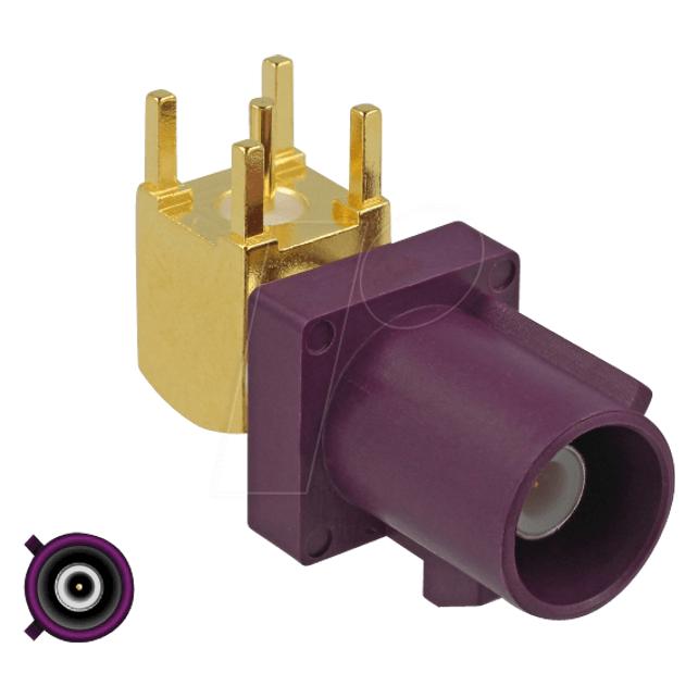 Delock FAKRA D Stecker 90° PCB (89775)