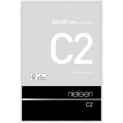 Nielsen Bilderrahmen C2 Aluminium Weiß glanz / 40 x 60