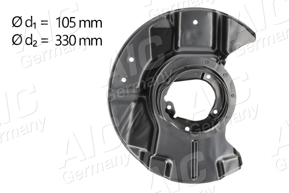 Aic Spritzblech, Bremsscheibe 57127 Vorderachse Rechts Für Bmw
