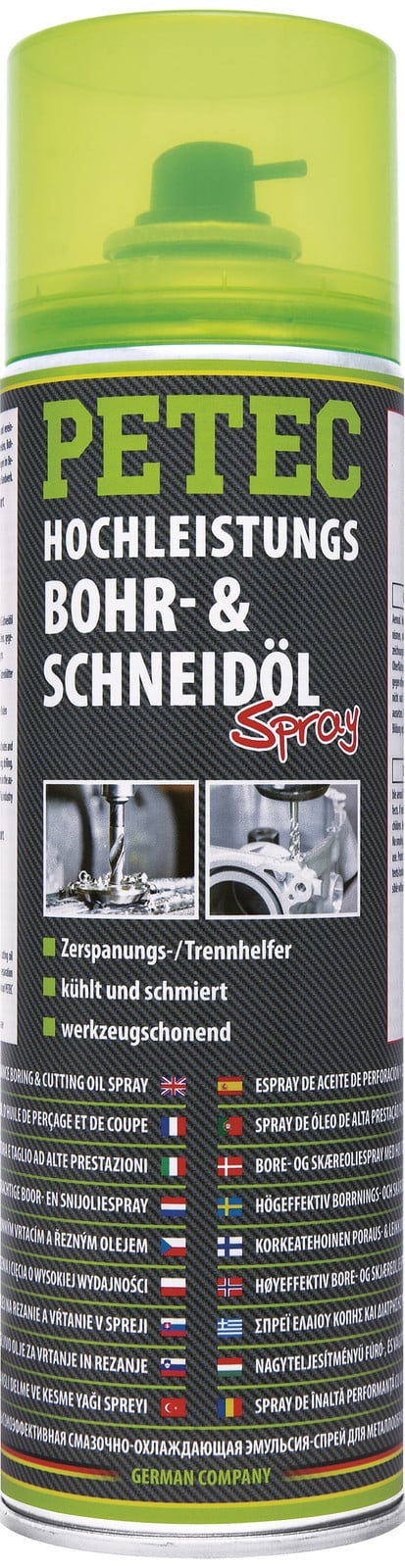 PAULIMOT PETEC Hoogwaardige boor- en snijolie spray, 500 ml