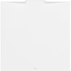 Villeroy & Boch quadratische Duschwanne Wallway, 1000x1000x30 mm, Stone White