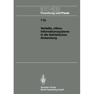 Verteilte, offene Informationssysteme in der betrieblichen Anwendung, Taschenbuch von , Springer Berlin, 978-3-540-52352-9