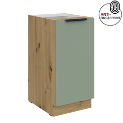 Küchen Unterschrank 40 Küche ARIA Aquamarin matt Anti Fingerprint Küchenzeile
