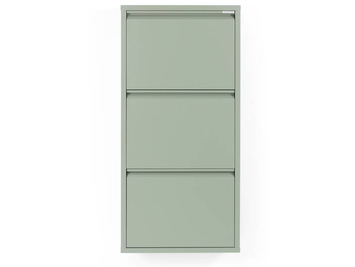 Spinder Design Schuhschrank Hesta dusty green Stahl B 50 H 103 cm - Schuhschrank