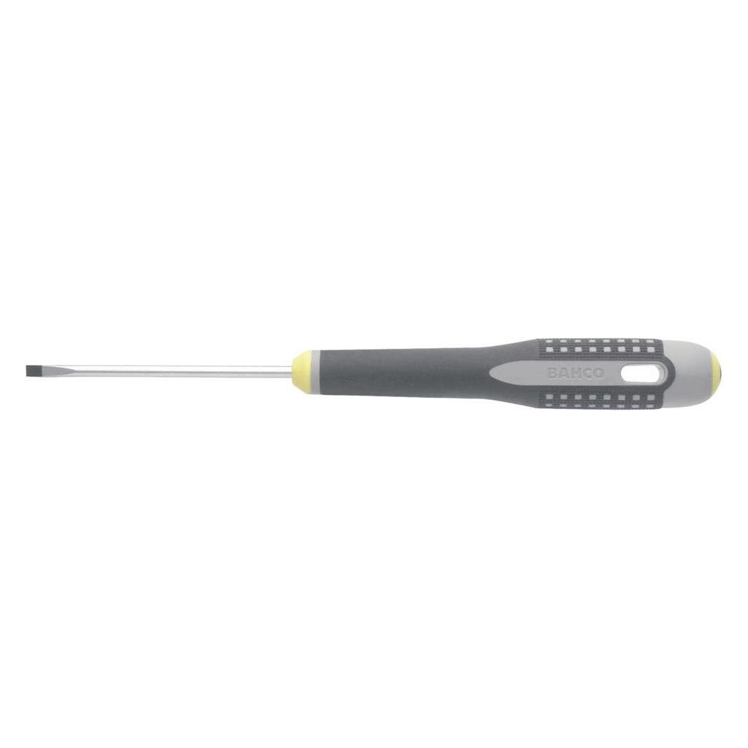 Bahco ERGO Schraubendreher für Schlitzschrauben, gerade, mit 3-Komponenten-Griff 1,2 mm × 6,5 mm × 150 m (Schlitzschrauben) (BE-8252)