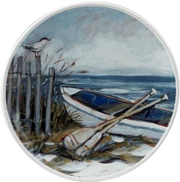 "Certified International Shorebirds Round Platter, 12.5"" x 12.5"" x 1.25"" - 12.5"" x 12.5"" x 1.25"""