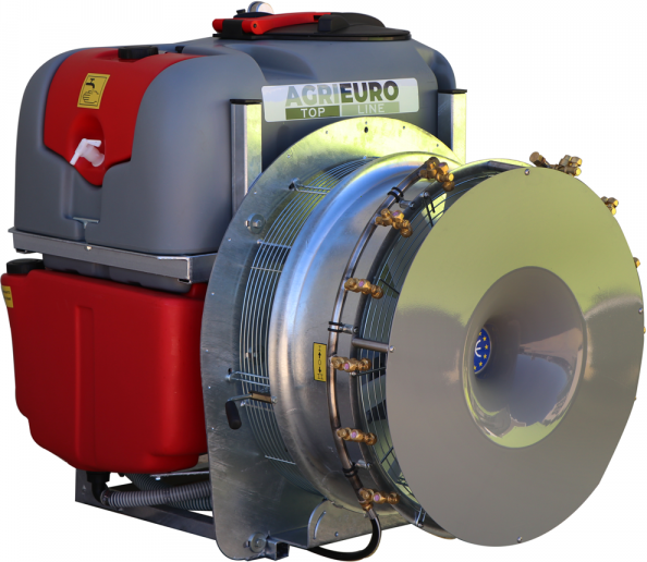 AgriEuro TOP-LINE Gray Reverse 300/70 - Atomiseur porté avec raccord pour tracteur pour pulvérisation - Capacité 300 L - Pompe AR713