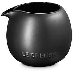 Le Creuset Stoneware Serenity Matte Satin Black Sphere Jug