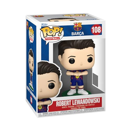Funko POP! Football FC Barcelona Robert Lewandowski vinylfiguur
