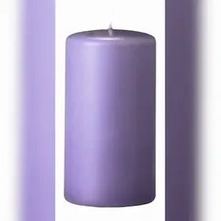 Kopschitz Kerzen Kerzen Stumpenkerzen Lavendel Lilac, 80 x 50 mm, 16 Stück