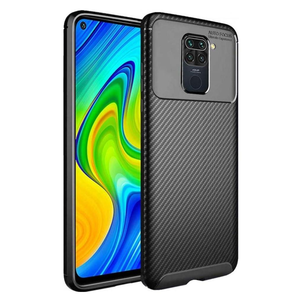 Screenguard Xiaomi Redmi Note 9 Hülle Carbon Design TPU Case (Xiaomi Redmi Note 9) (00029345)