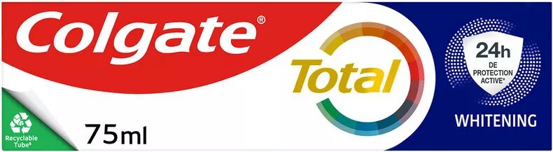 Colgate - Total Gesundes Weiss Zahnpasta, Total Plus Gesundes Weiss, 75 ml