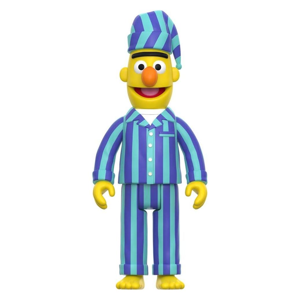 Super7 1, Rue Sésame figurine ReAction Wave 06 Bert (PJ) 10 cm (SUP7-RE-SEST-12315)