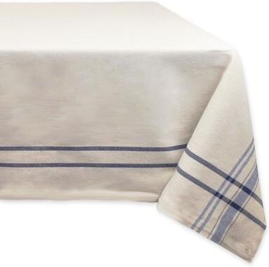 DII Design Imports French Stripe Cotton Kitchen Tablecloth