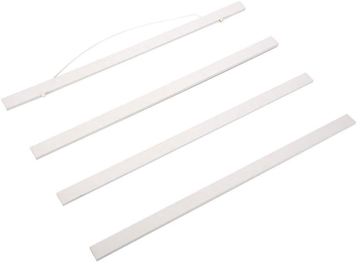 Magnetische Posterhanger Wit - Fotolijst Hanger voor Kunst - 70 cm