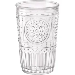 Weck Bormiolio Rocco Gläser Set Romantic 6 Stück (340ml, für Cocktails / Wasser), Trinkgläser, Transparent
