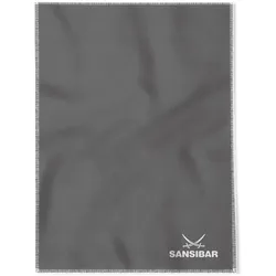 Wohndecke SANSIBAR DOUBLEFACE (BT 150x200 cm) - grau - BT 150x200 cm