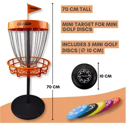 Schildkröt Guru Disc Golf Mini Basket Set (1 - 5 Spieler)