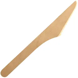 Naturestar, Einweggeschirr, Einwegmesser BIO Birke 2400 Stück lebensmittelecht, stabil, Länge: 160 mm, Kartonabgabe (100x)