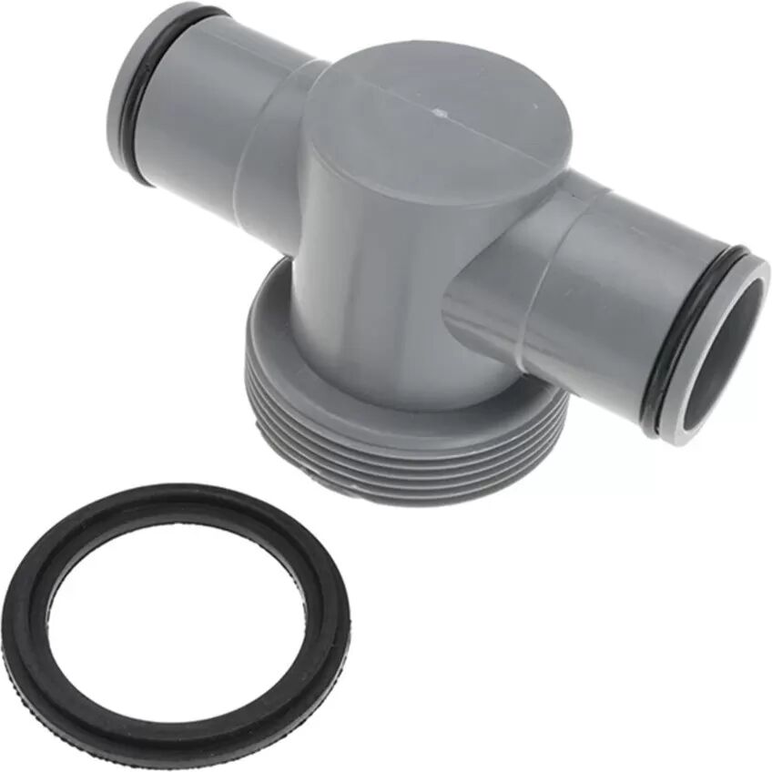 INF PVC T-Stück Verbinder - 1.5" & 1.25" Schlauchadapter kompatibel mit Bestway Pools