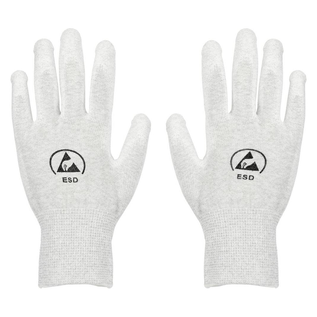 Tru Components ESD-Handschuh innenhandbeschichtet Kleider-Grösse: S Polyamidfase (S) (TC-14378624)