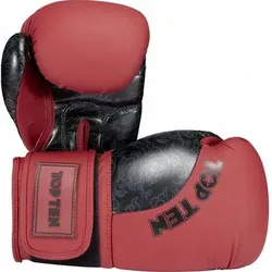 TOP TEN Boxhandschuhe „Dragon“, Größe 10 oz in Rot Rot