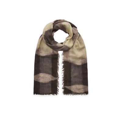 Modetuch CODELLO "Codello Schal", Damen, braun (beige), Modetücher, mit Karomuster