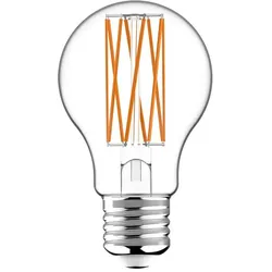 SIGOR LED Filamentlampe NORMALE, E27, 3,8W, 3000K, 806lm, dimmbar, klar SIG-6160201