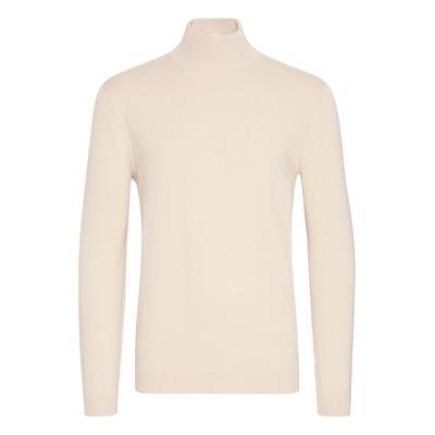 Rollkragenpullover SOLID "Rollkragenpullover SDArio", Herren, Gr. 3XL, beige (oatmeal), Obermaterial: 100% Baumwolle CO., Pullover Rollkragenpullover