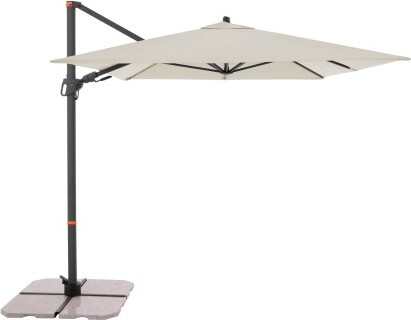 Doppler myZone Sonnenschirm, 320 x 240 cm - Schwenkbarer Garten-Sonnenschirm mit seitlicher Stange: Muster des Stoffes - 820