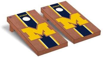 Skip's Garage Michigan Wolverines 2x4 Pro Cornhole Boards - V7
